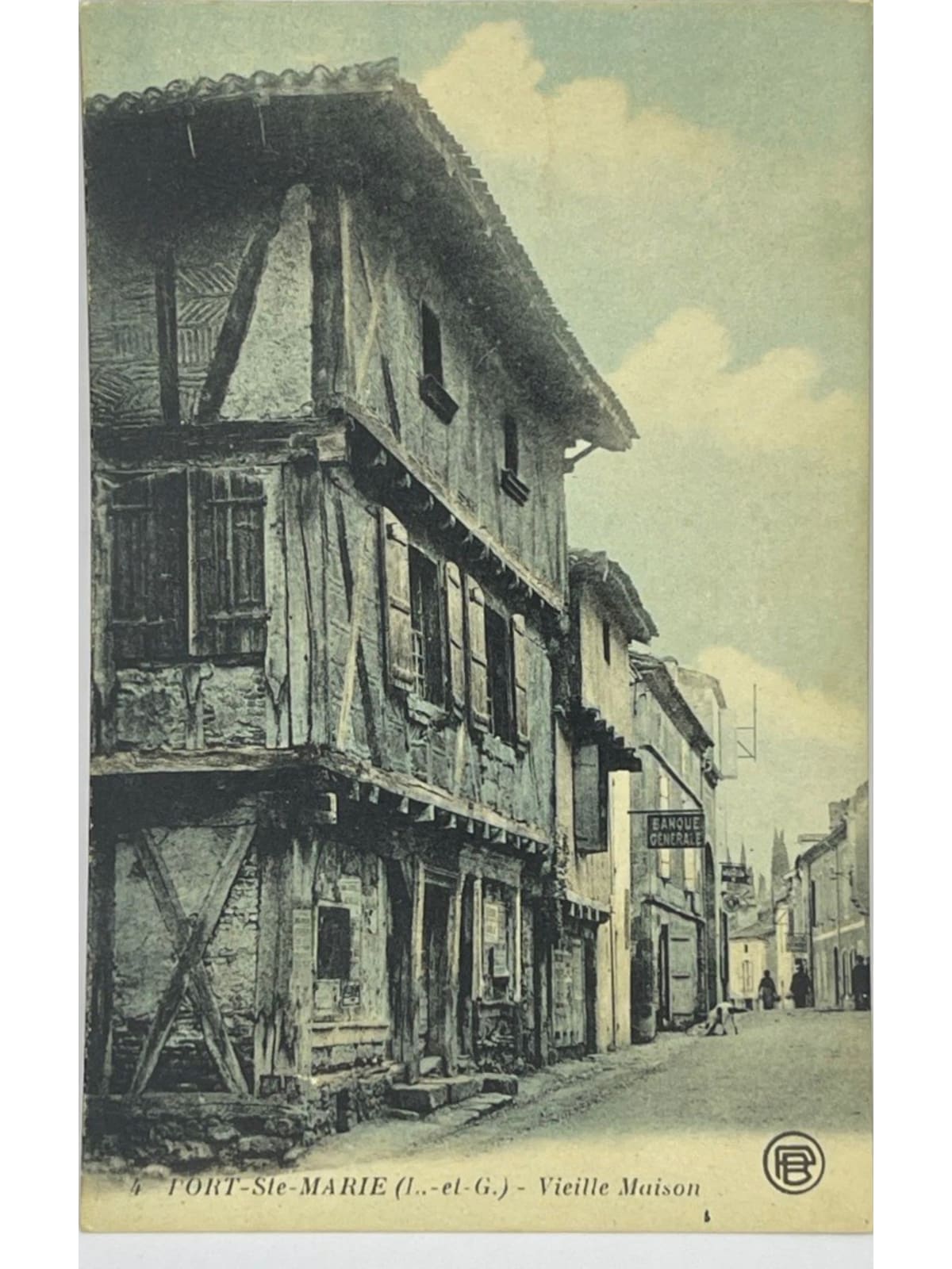 Recto de la carte postale