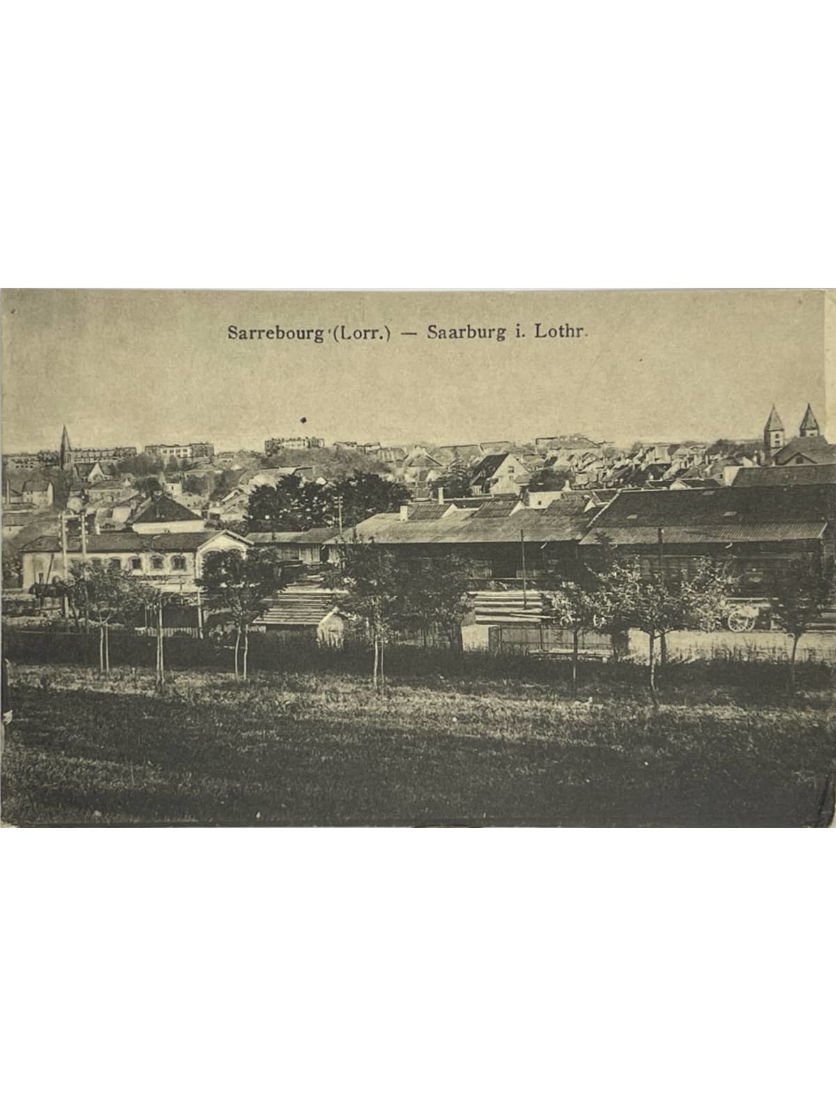 Recto de la carte postale