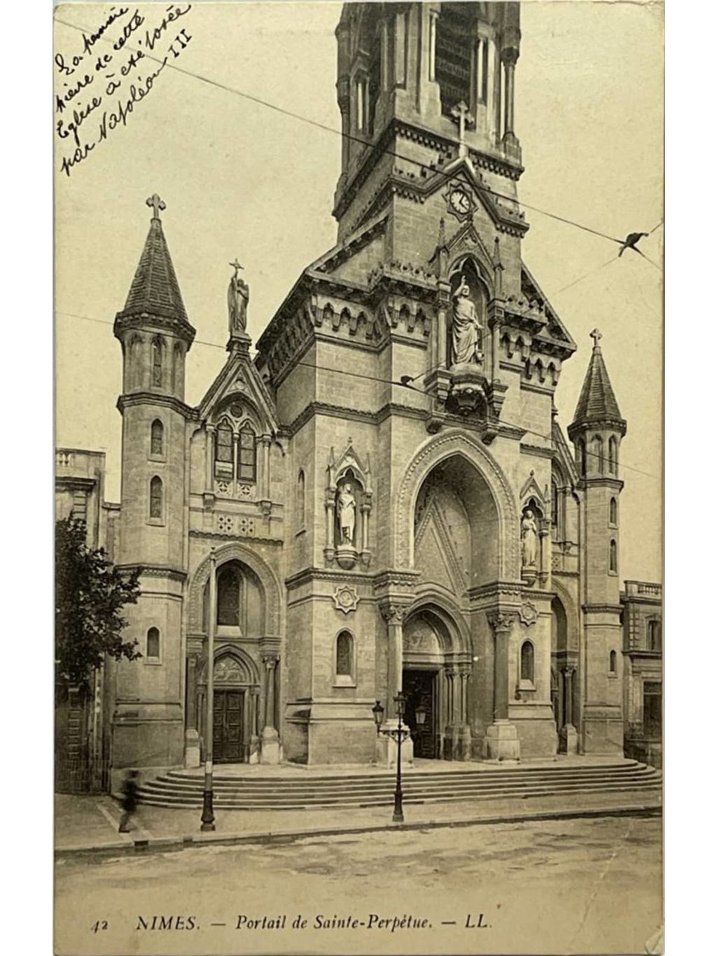 Recto de la carte postale