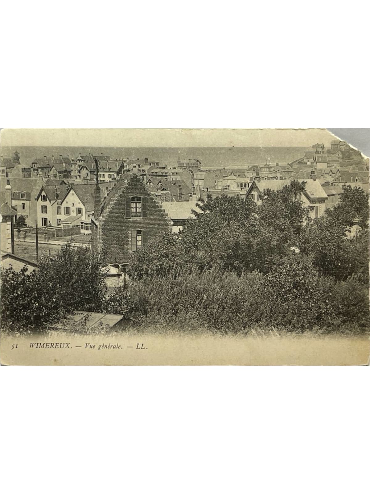 Recto de la carte postale
