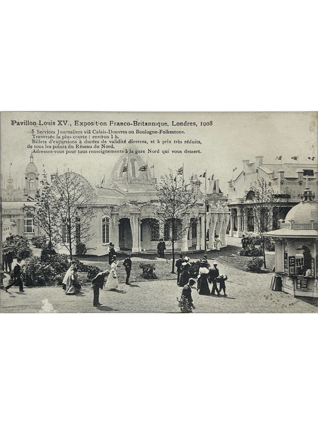 Recto de la carte postale