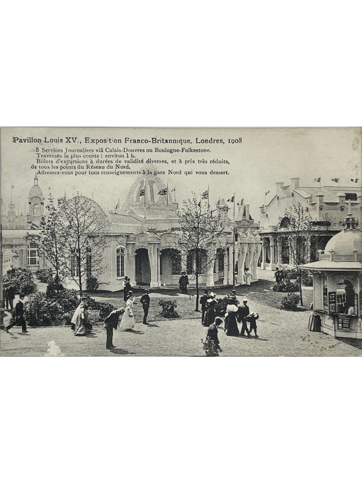 Recto de la carte postale
