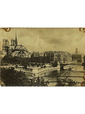 Paris – Île de la Cité et Notre-Dame vues d'amont – Éditions Guy – vers 1949