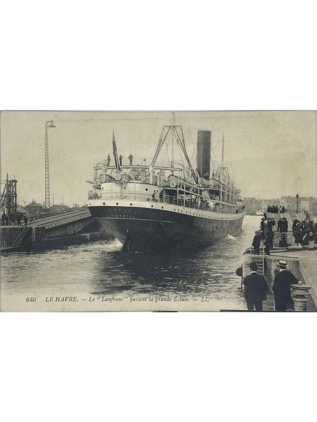 Recto de la carte postale