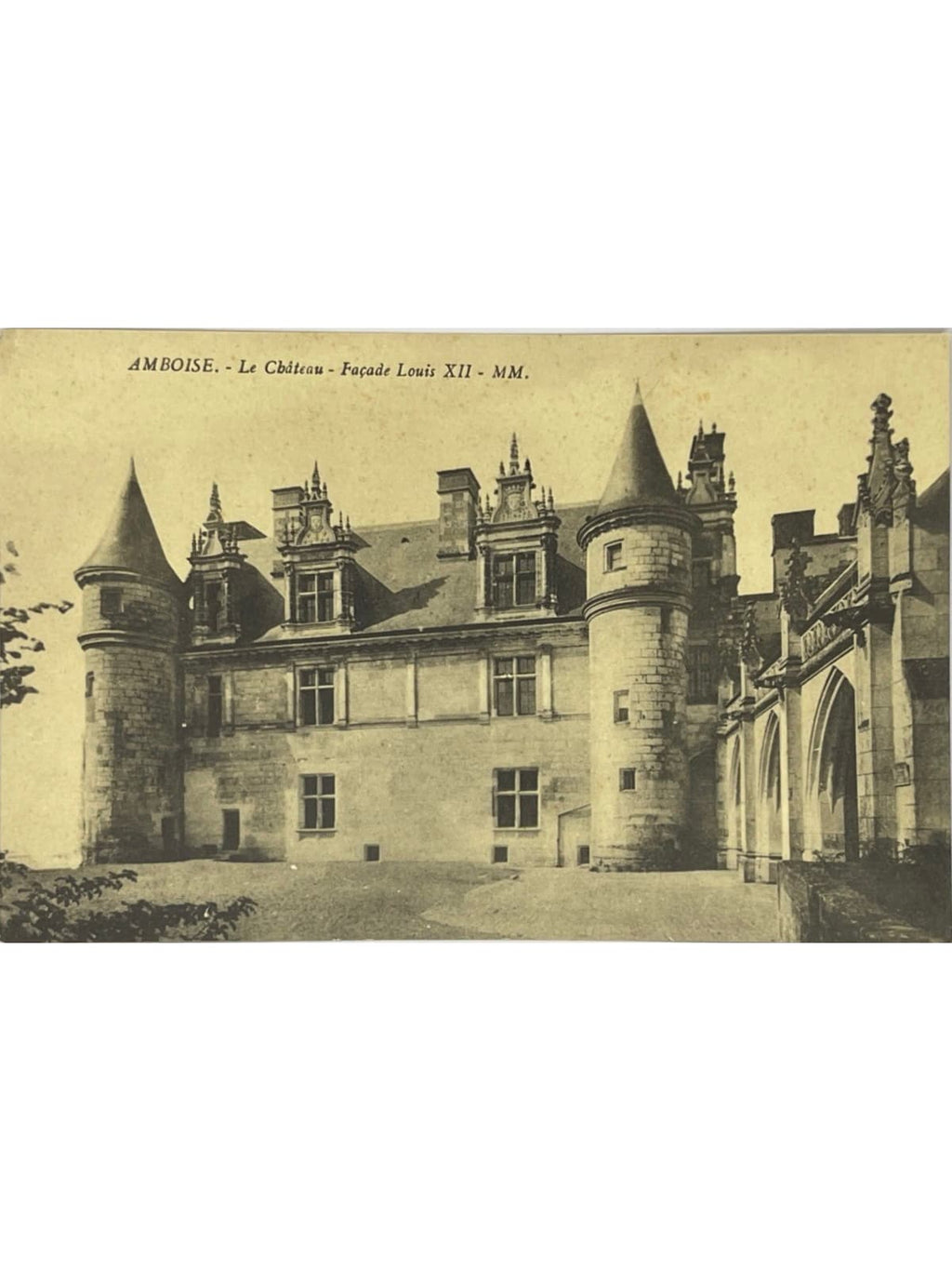 Recto de la carte postale
