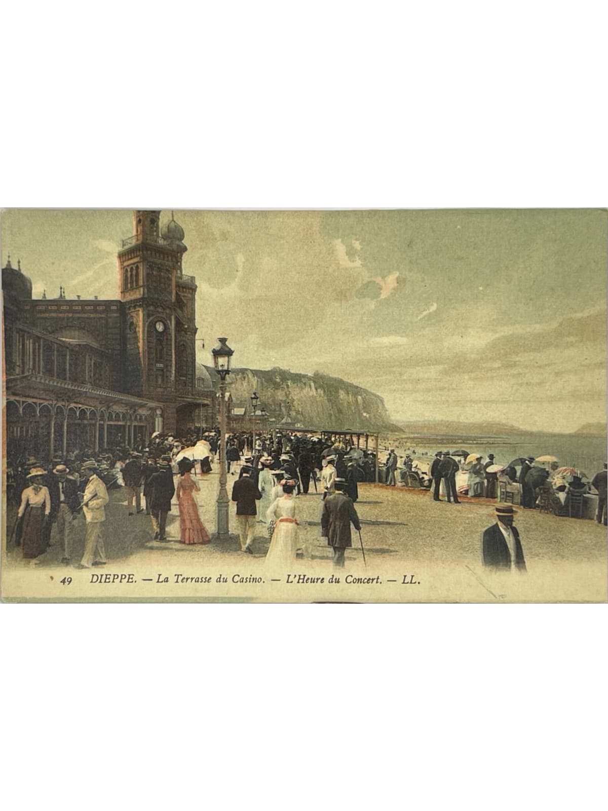 Recto de la carte postale