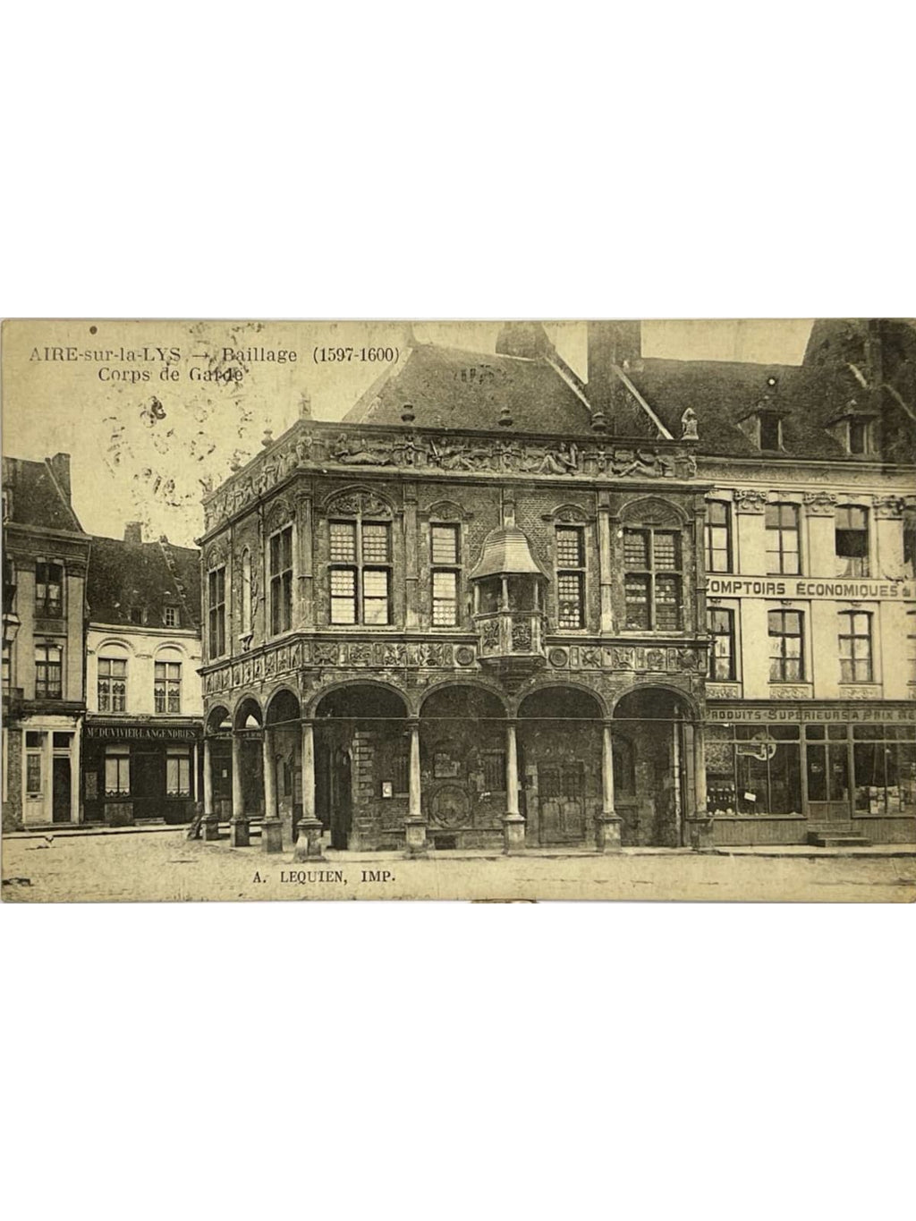 Recto de la carte postale