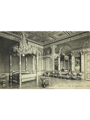 Compiègne – Château, chambre à coucher des Impératrices – CPA LL n°29