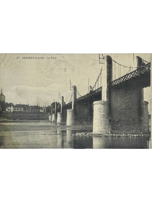 Jargeau (Loiret) – Le pont sur la Loire – CPA n° 57