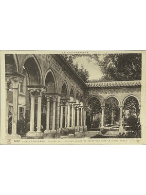 Saint-Gaudens – Cloître de l'ancienne abbaye de Bonnefont – CPA n°1087