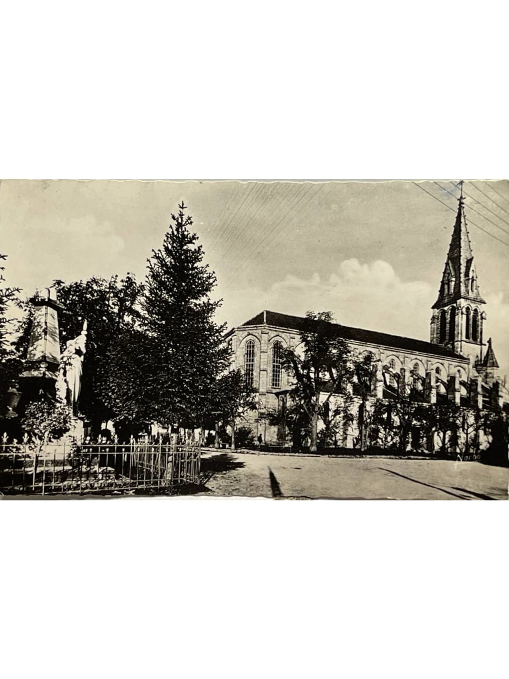 Recto de la carte postale