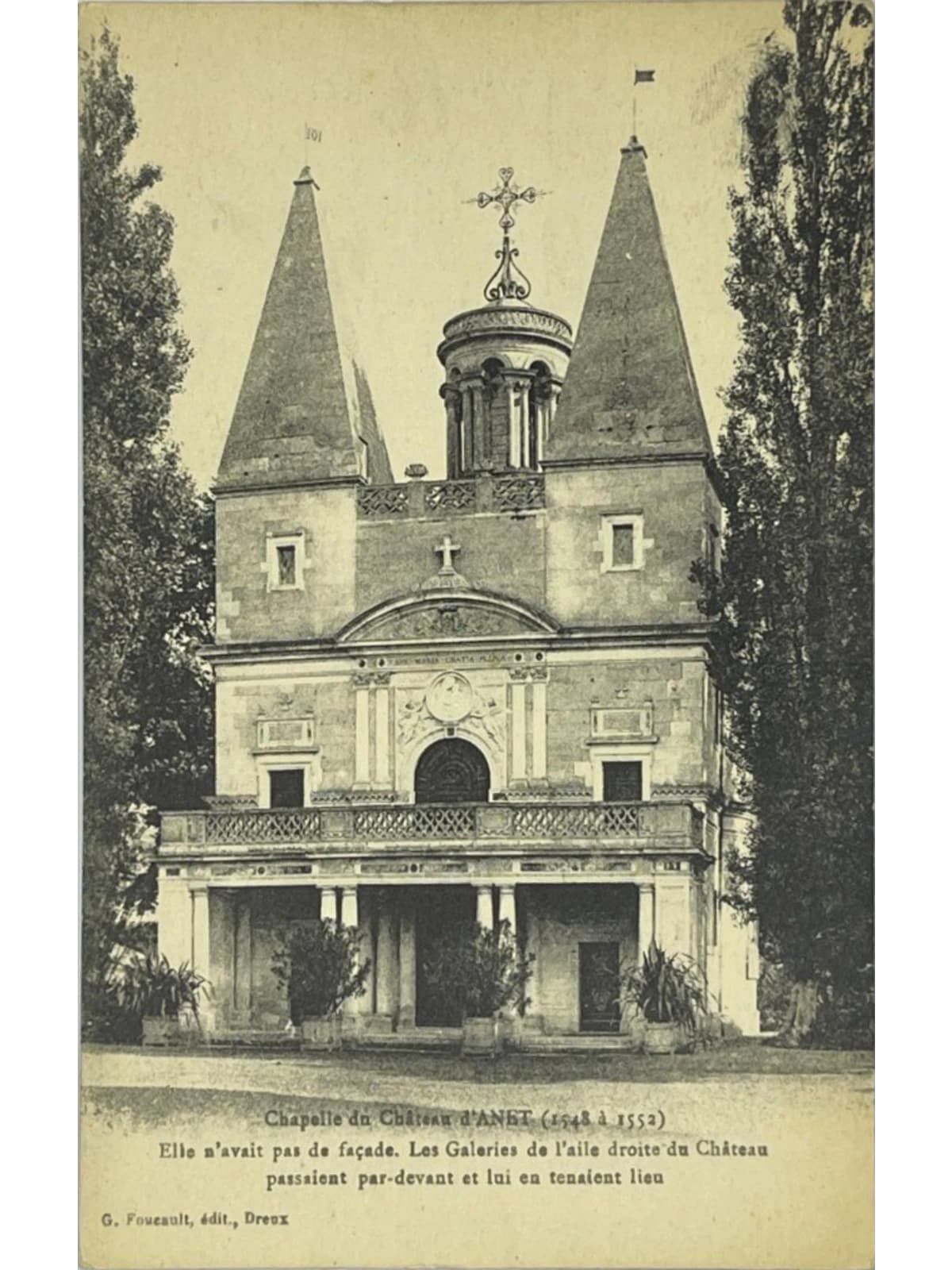 Recto de la carte postale