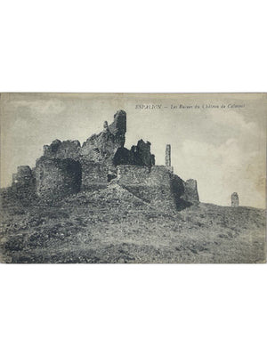 Espalion – Ruines du château de Calmont d'Olt – CPA ancienne