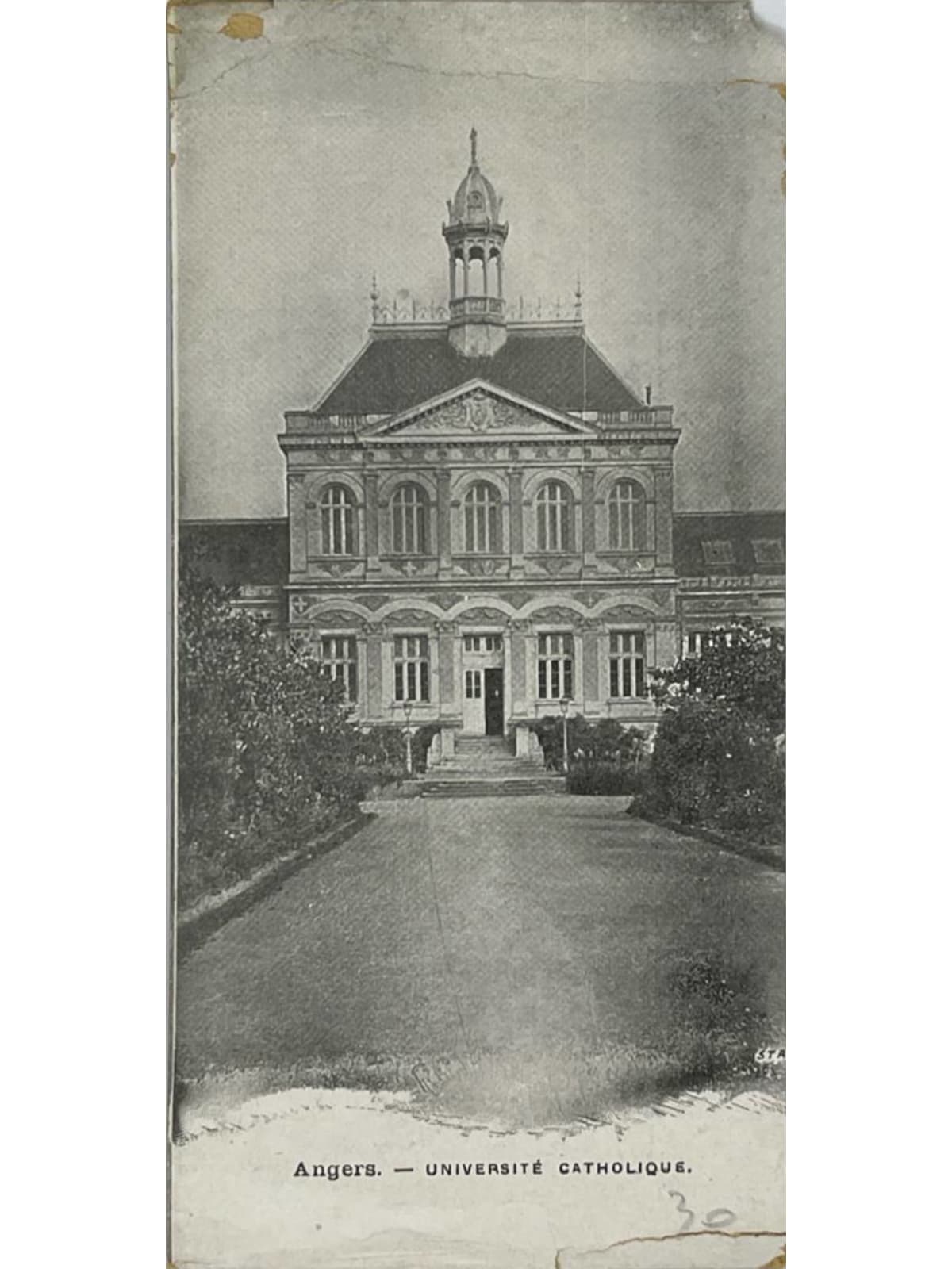 Recto de la carte postale