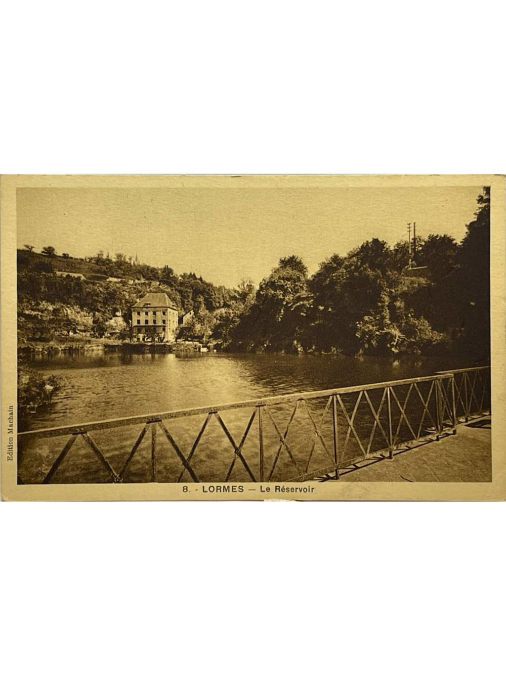 Recto de la carte postale