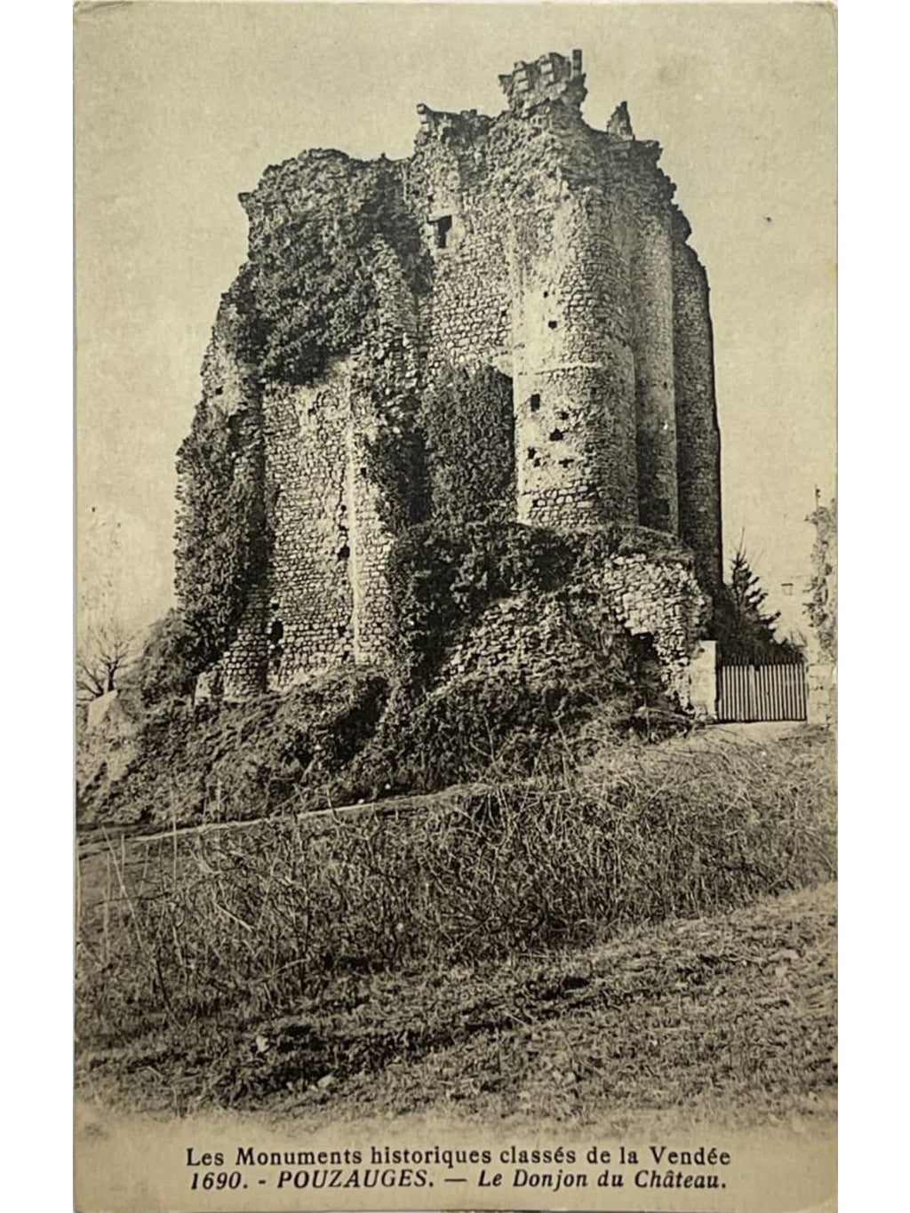 Recto de la carte postale