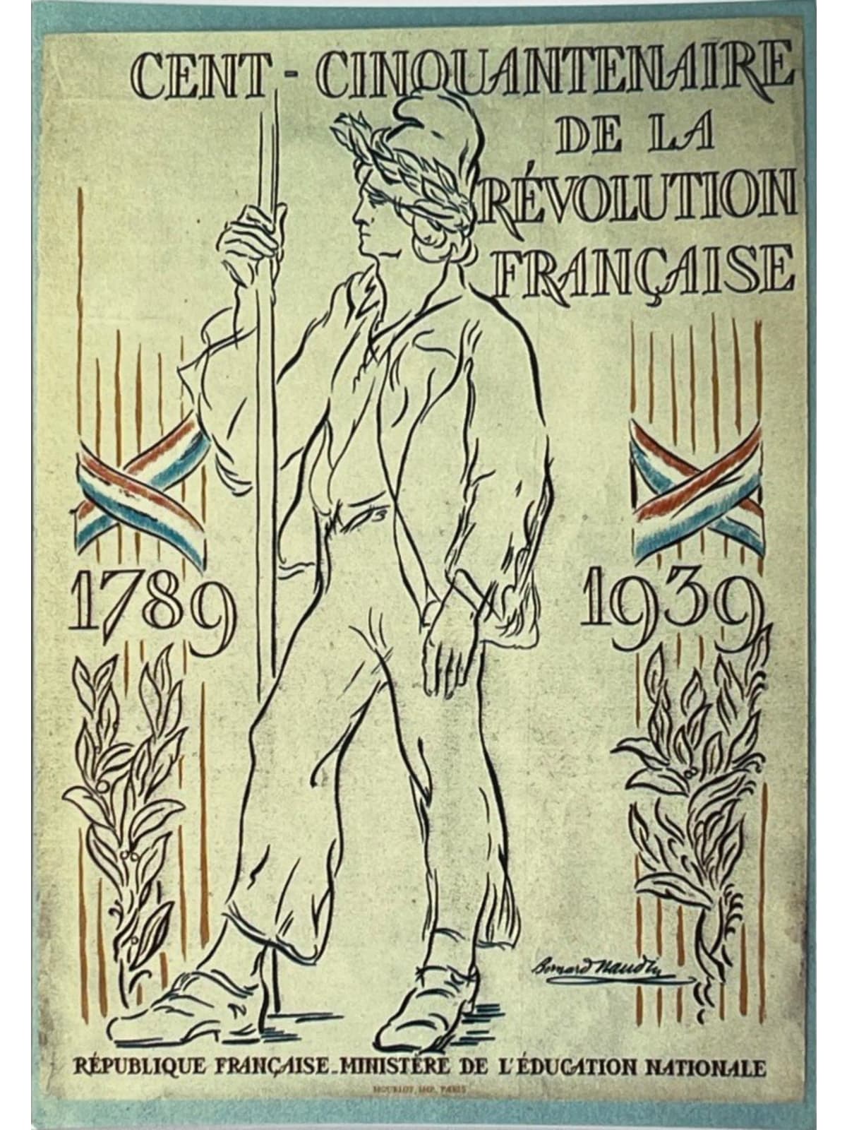 Recto de la carte postale