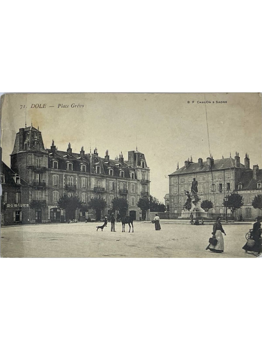 Recto de la carte postale
