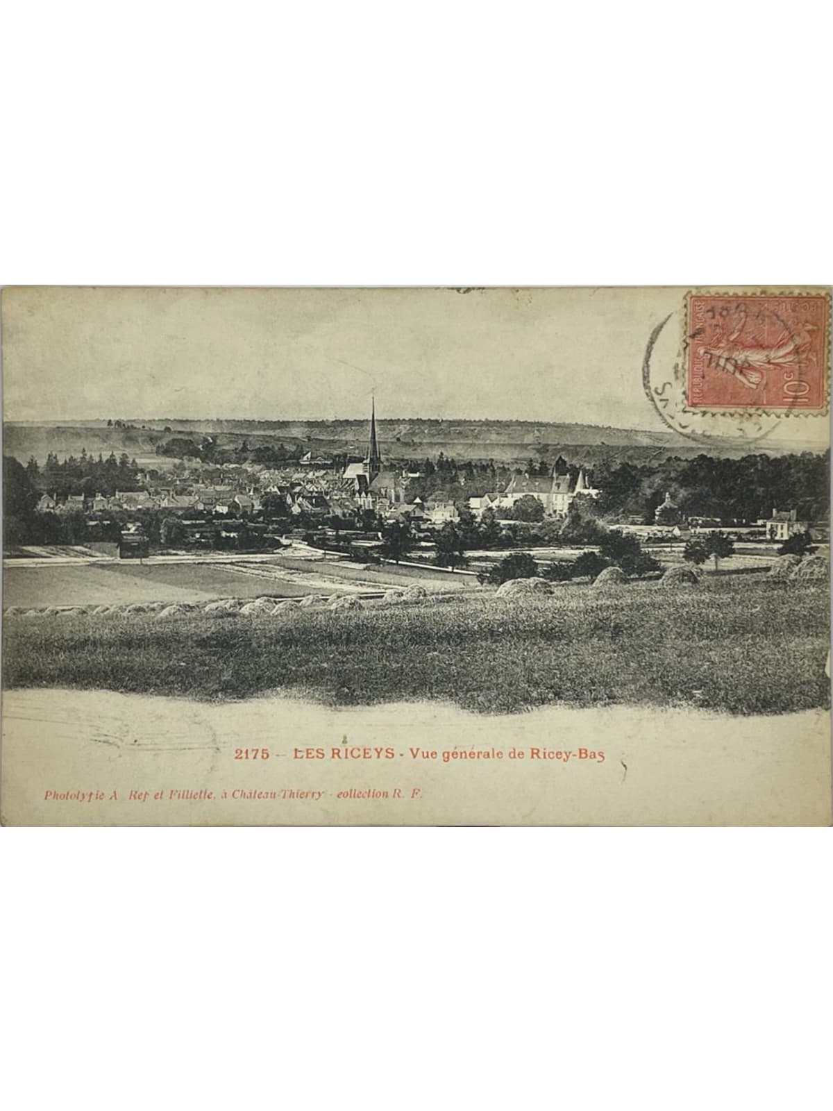 Recto de la carte postale