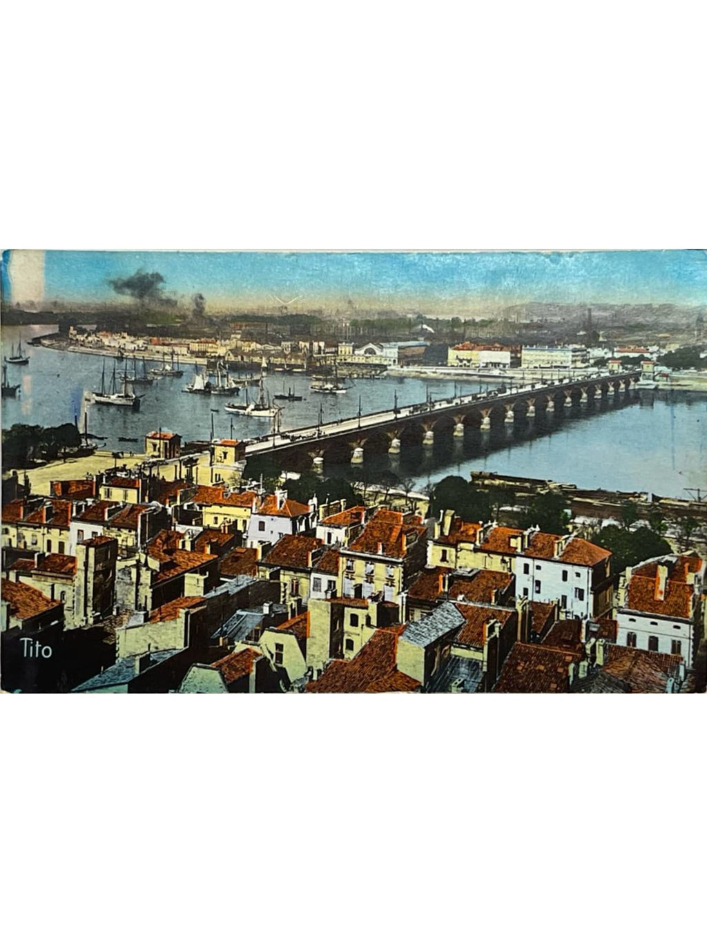 Recto de la carte postale