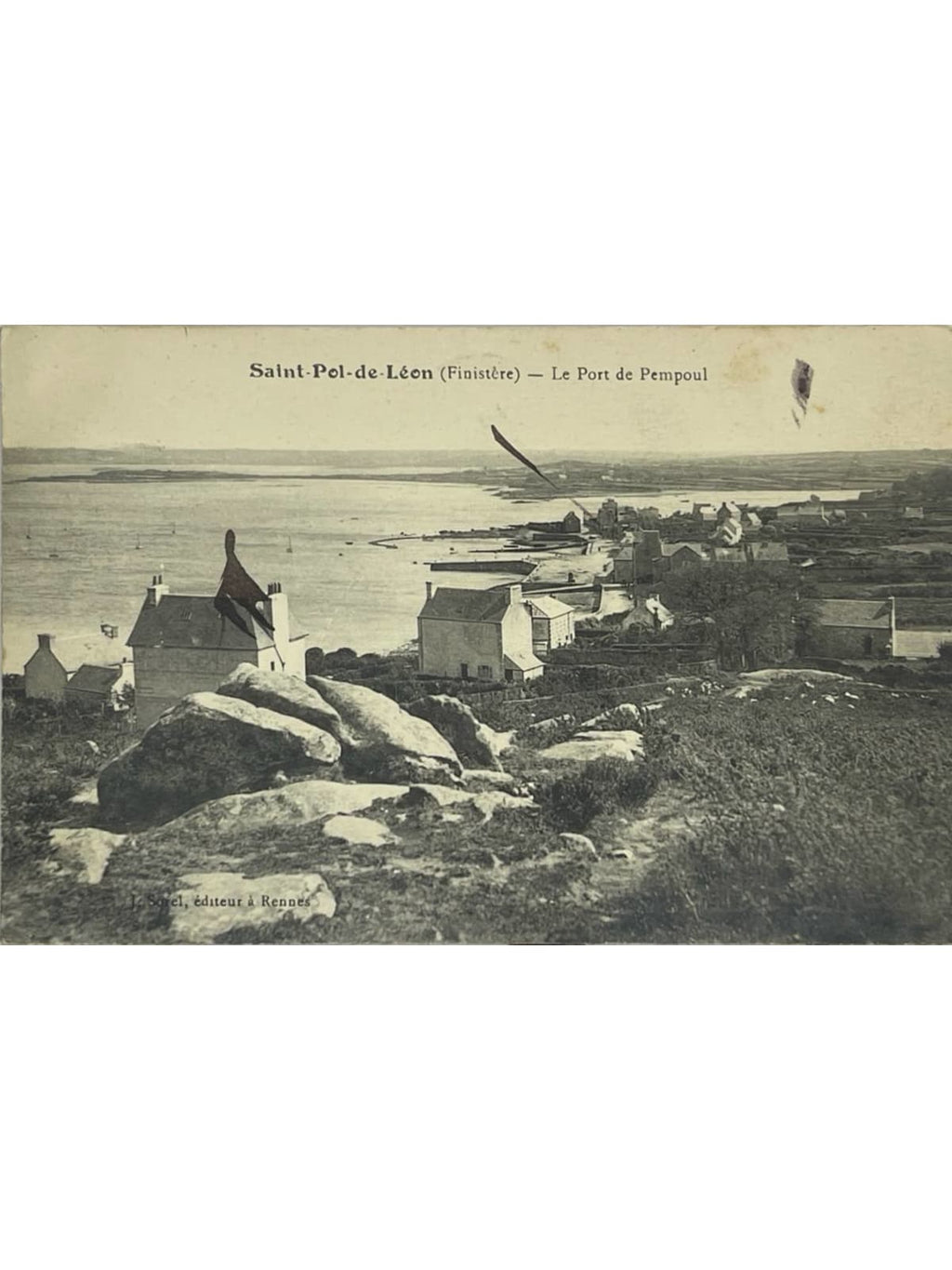 Recto de la carte postale
