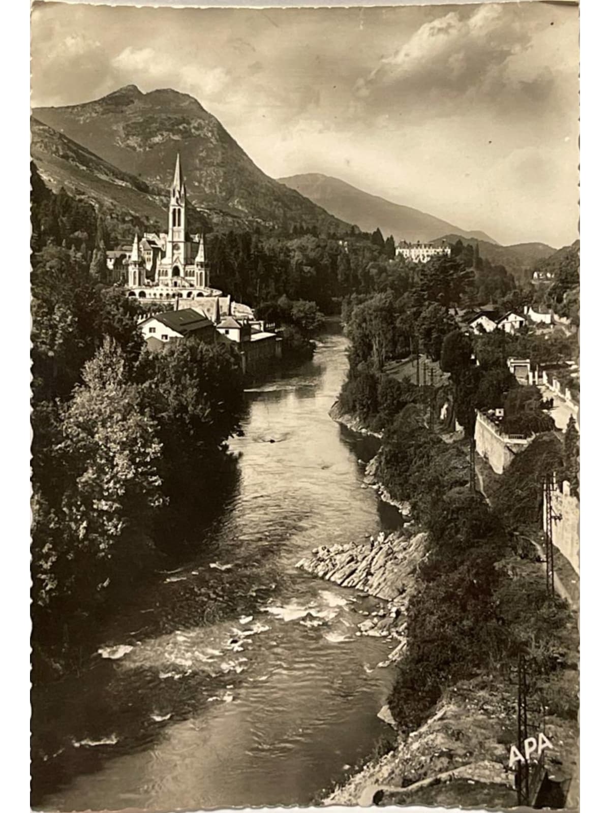 Recto de la carte postale
