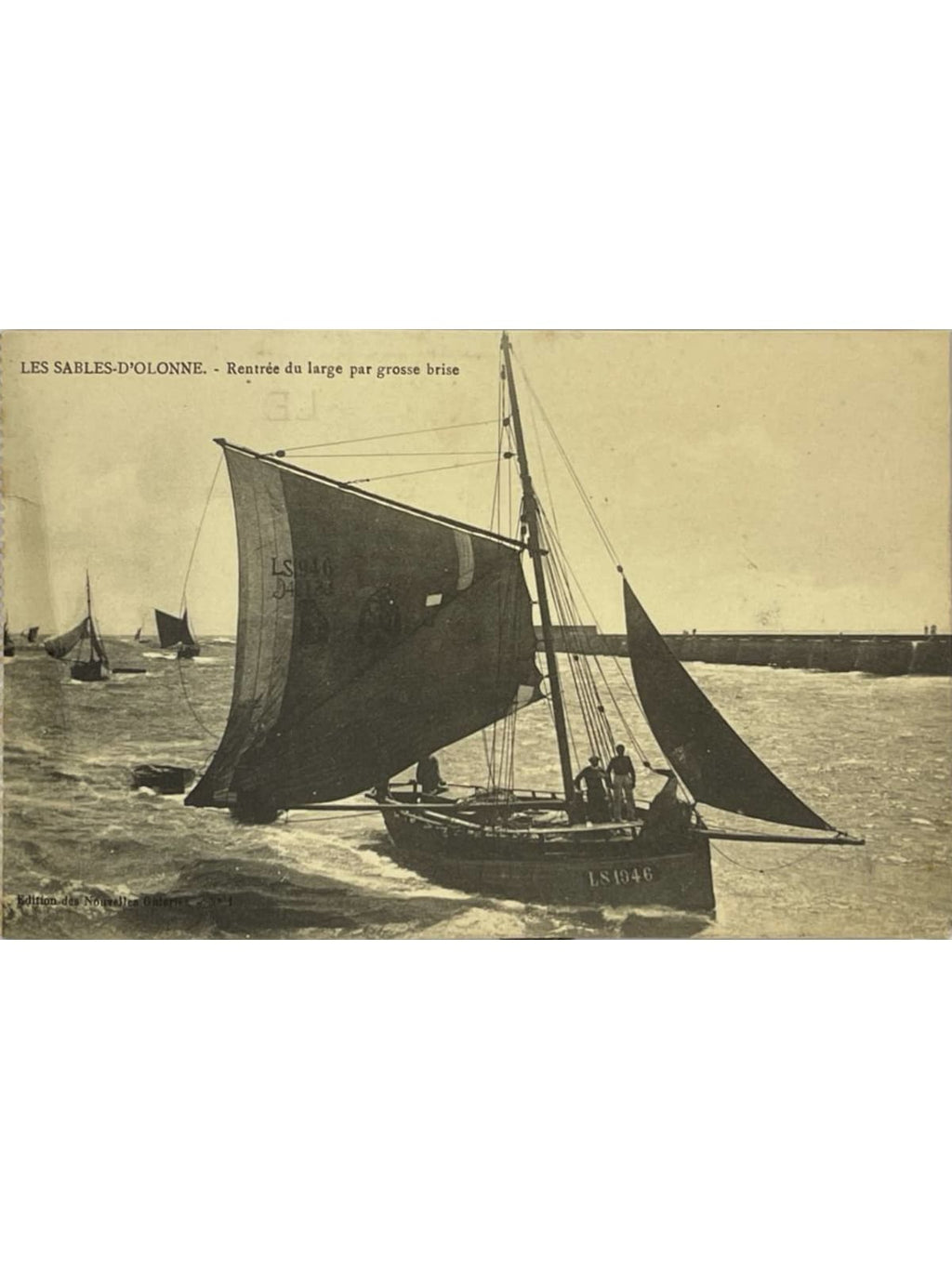 Recto de la carte postale