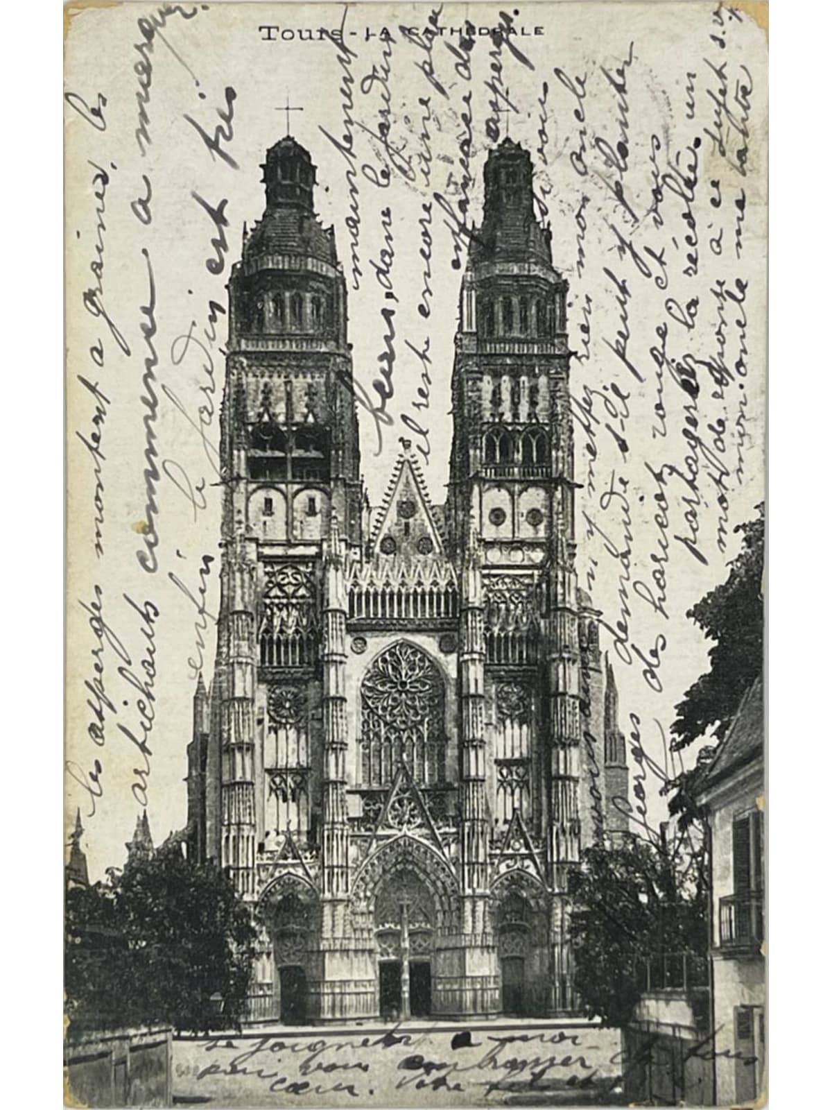 Recto de la carte postale