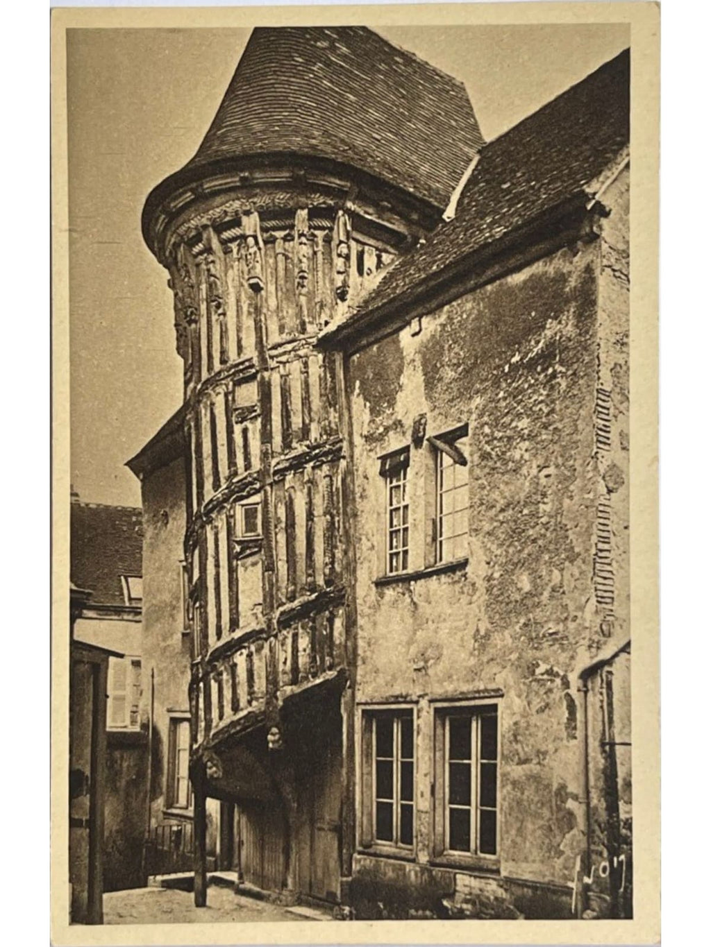 Recto de la carte postale