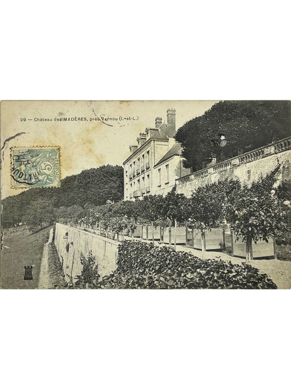 Recto de la carte postale
