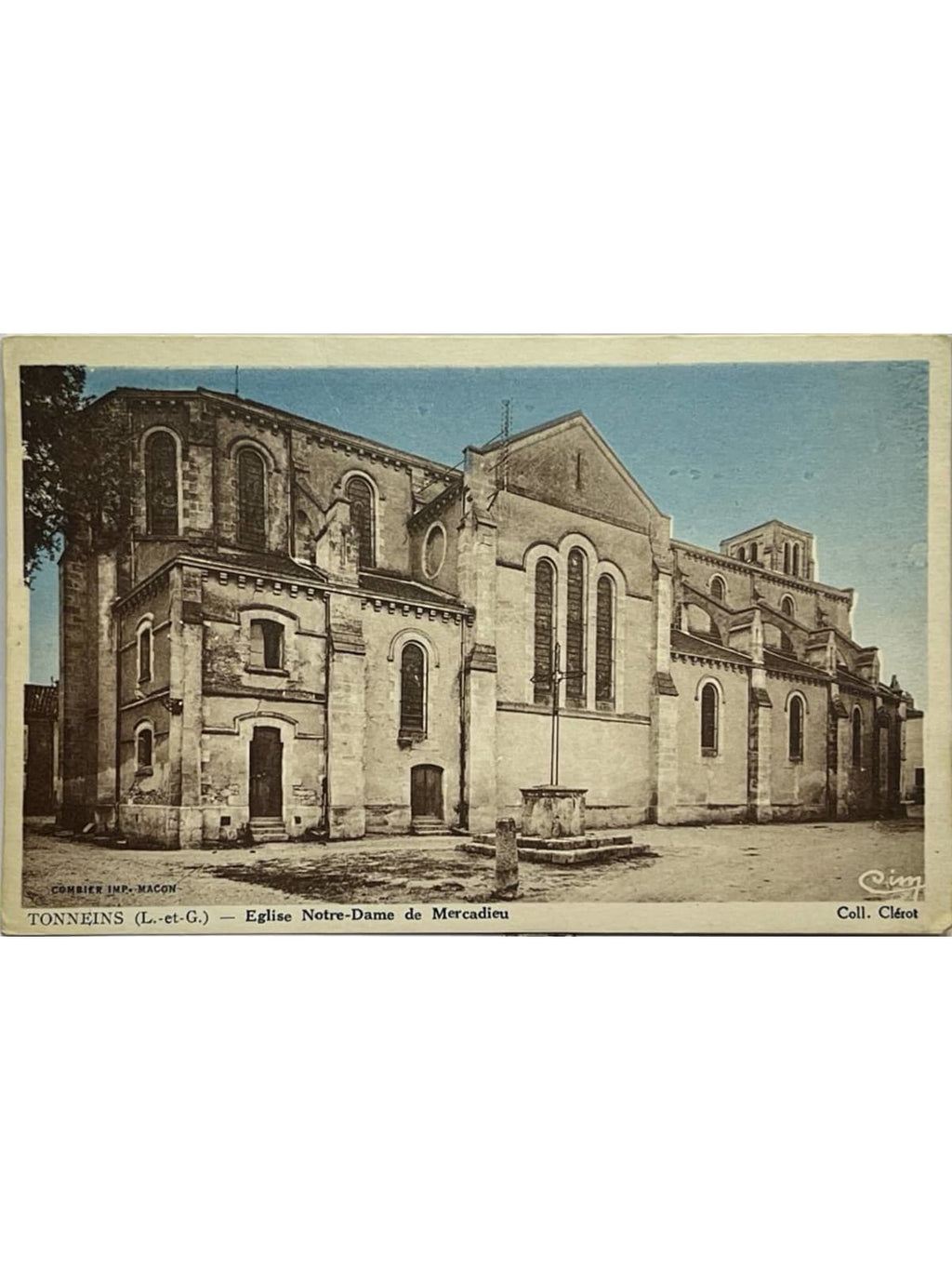 Recto de la carte postale