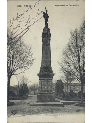 Rodez – Monument du Centenaire – CPA ancienne n° 3950