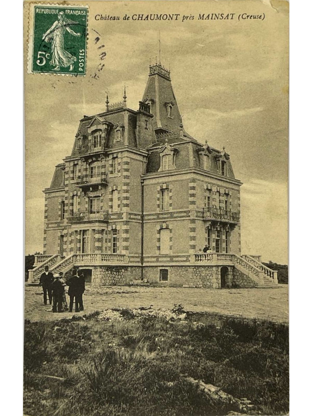 Recto de la carte postale