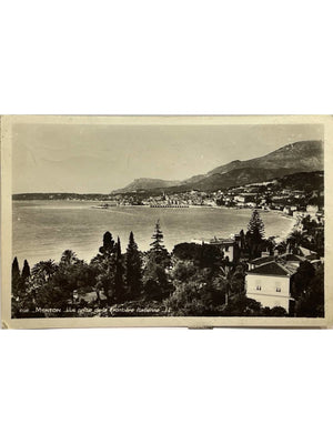 Menton – Vue depuis la frontière italienne – Carte postale n° 202