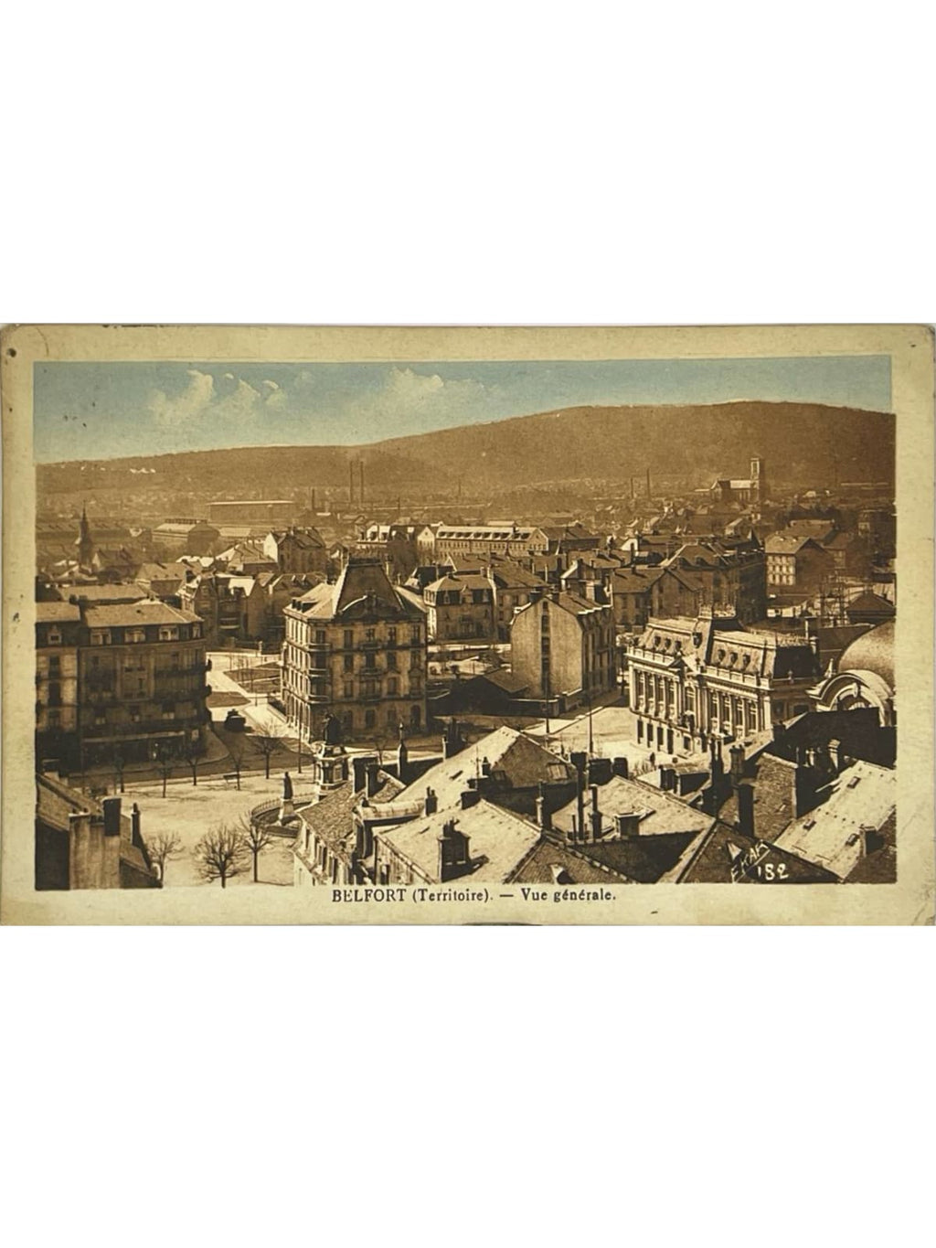 Recto de la carte postale