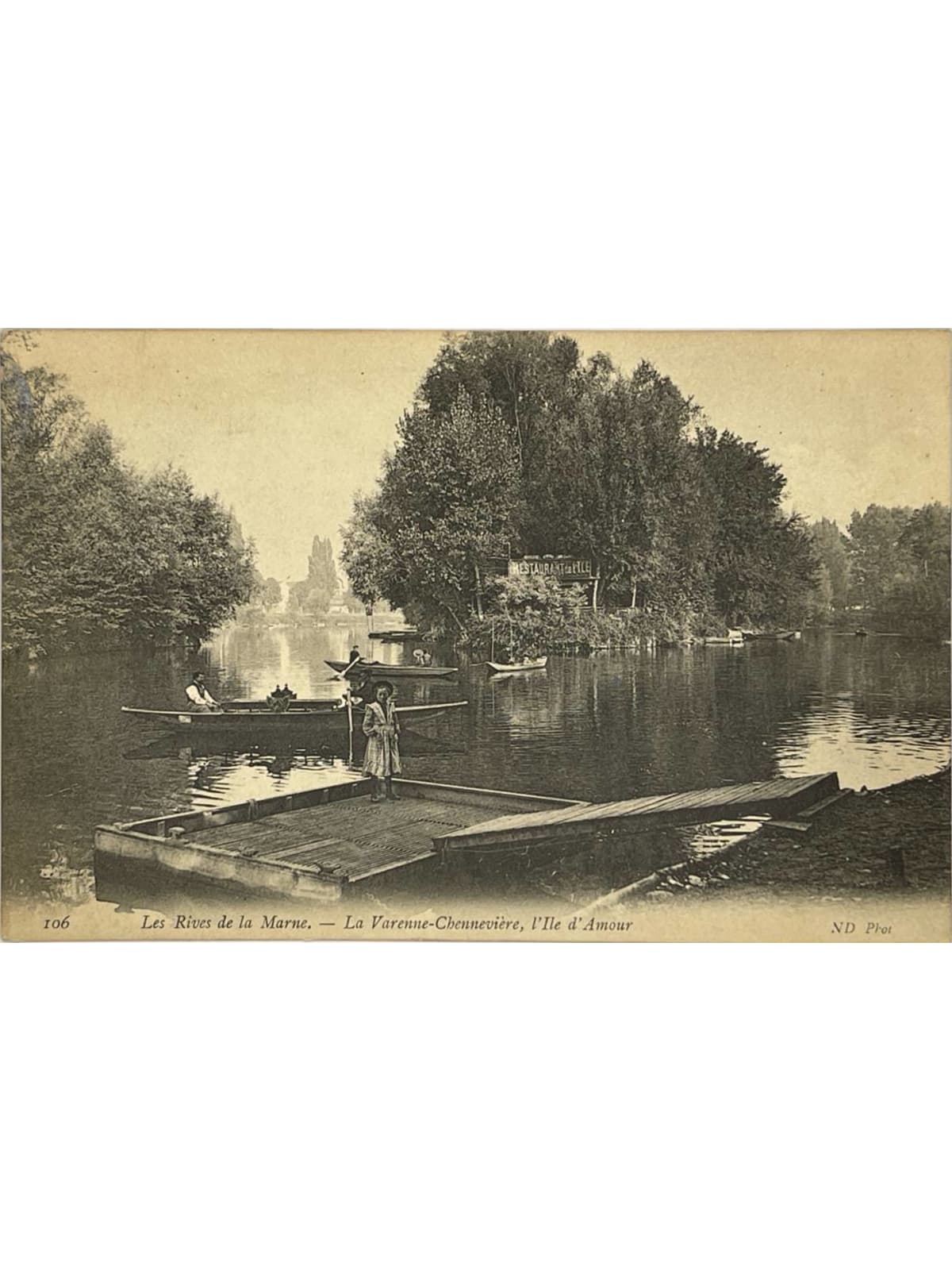 Recto de la carte postale