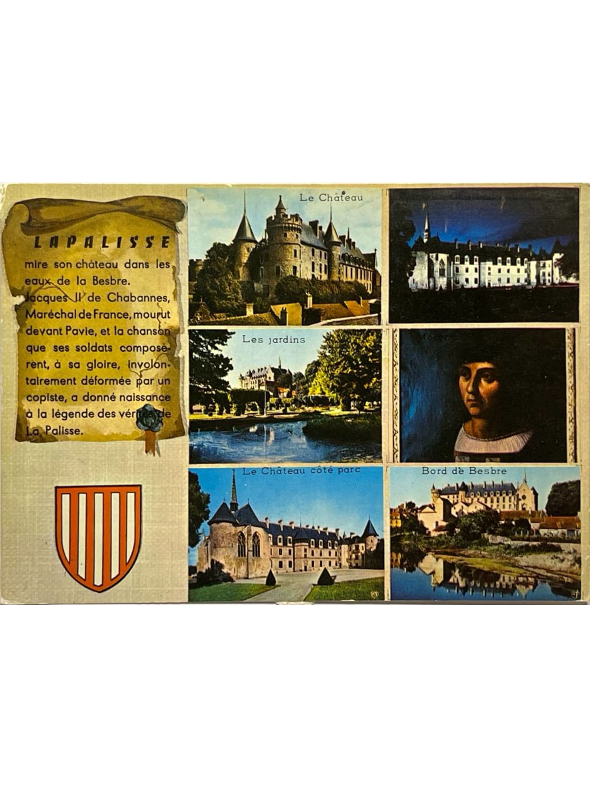 Recto de la carte postale