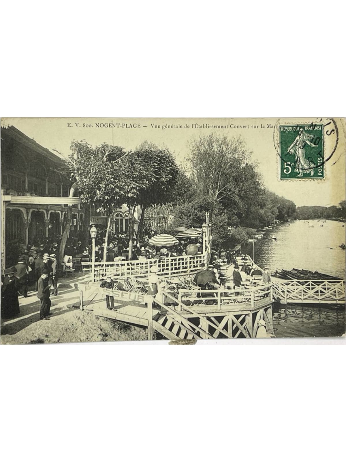 Recto de la carte postale