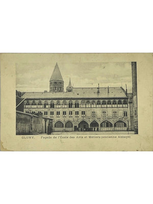 Cluny – École des Arts et Métiers, ancienne abbaye – CPA 1924
