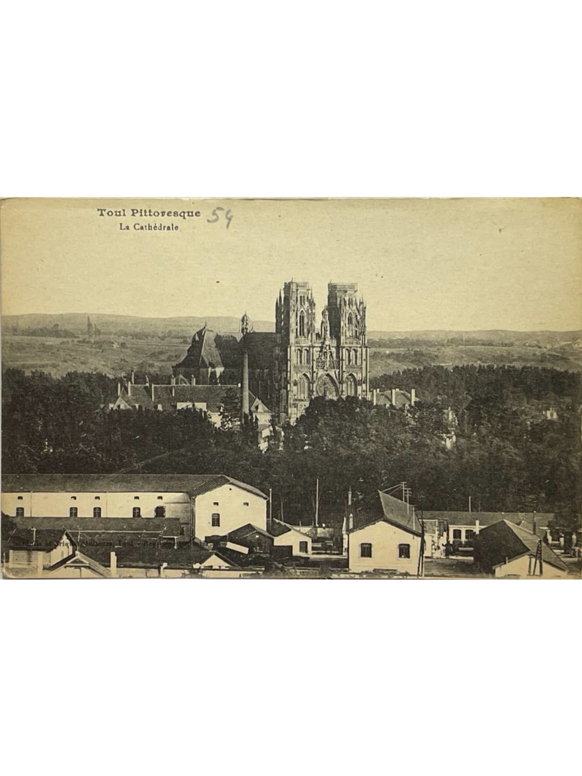 Recto de la carte postale