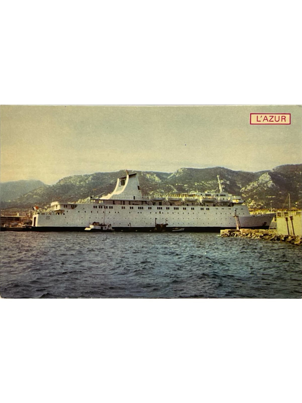Recto de la carte postale