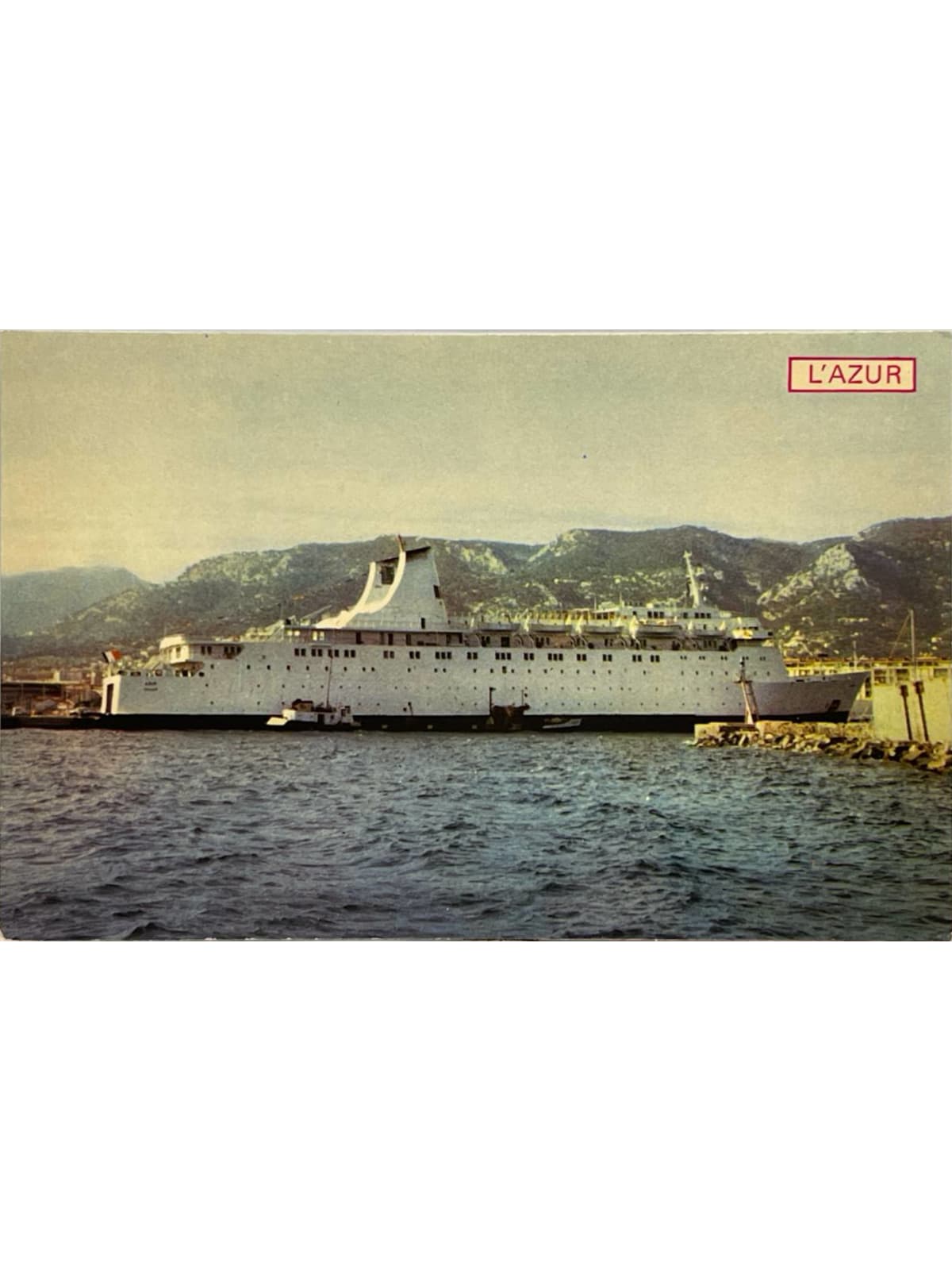 Recto de la carte postale