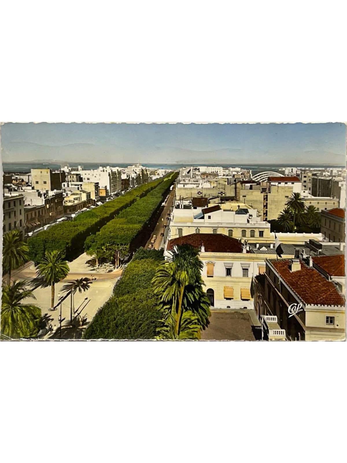 Recto de la carte postale