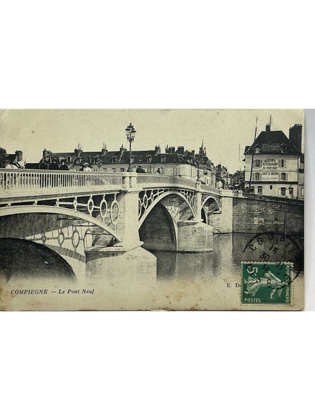 Recto de la carte postale