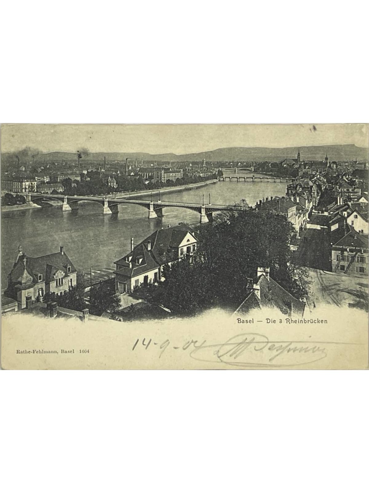 Recto de la carte postale