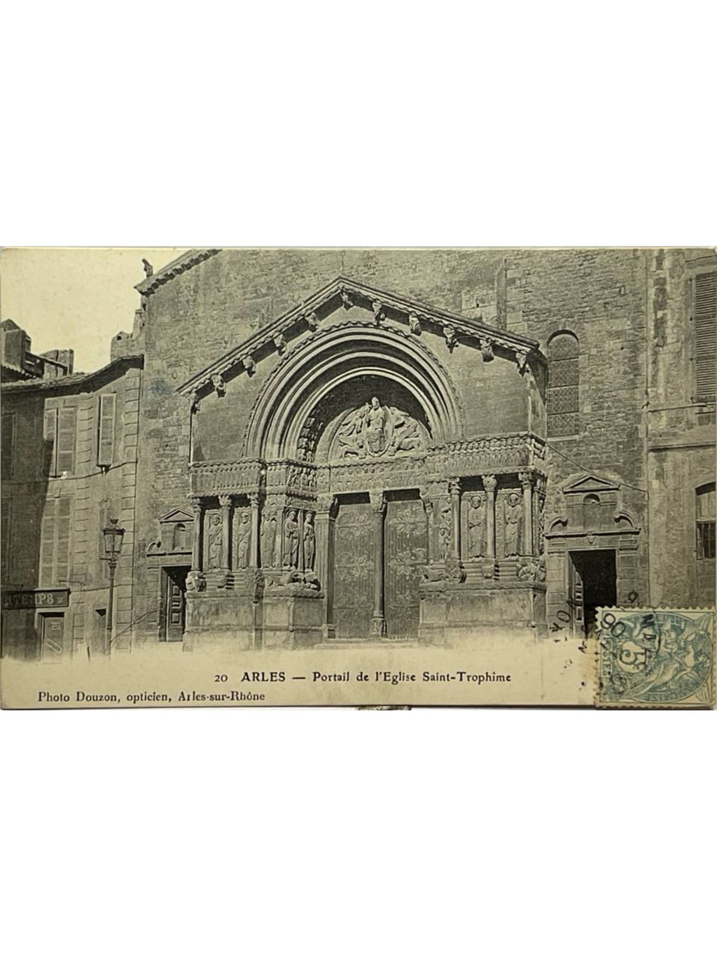 Recto de la carte postale