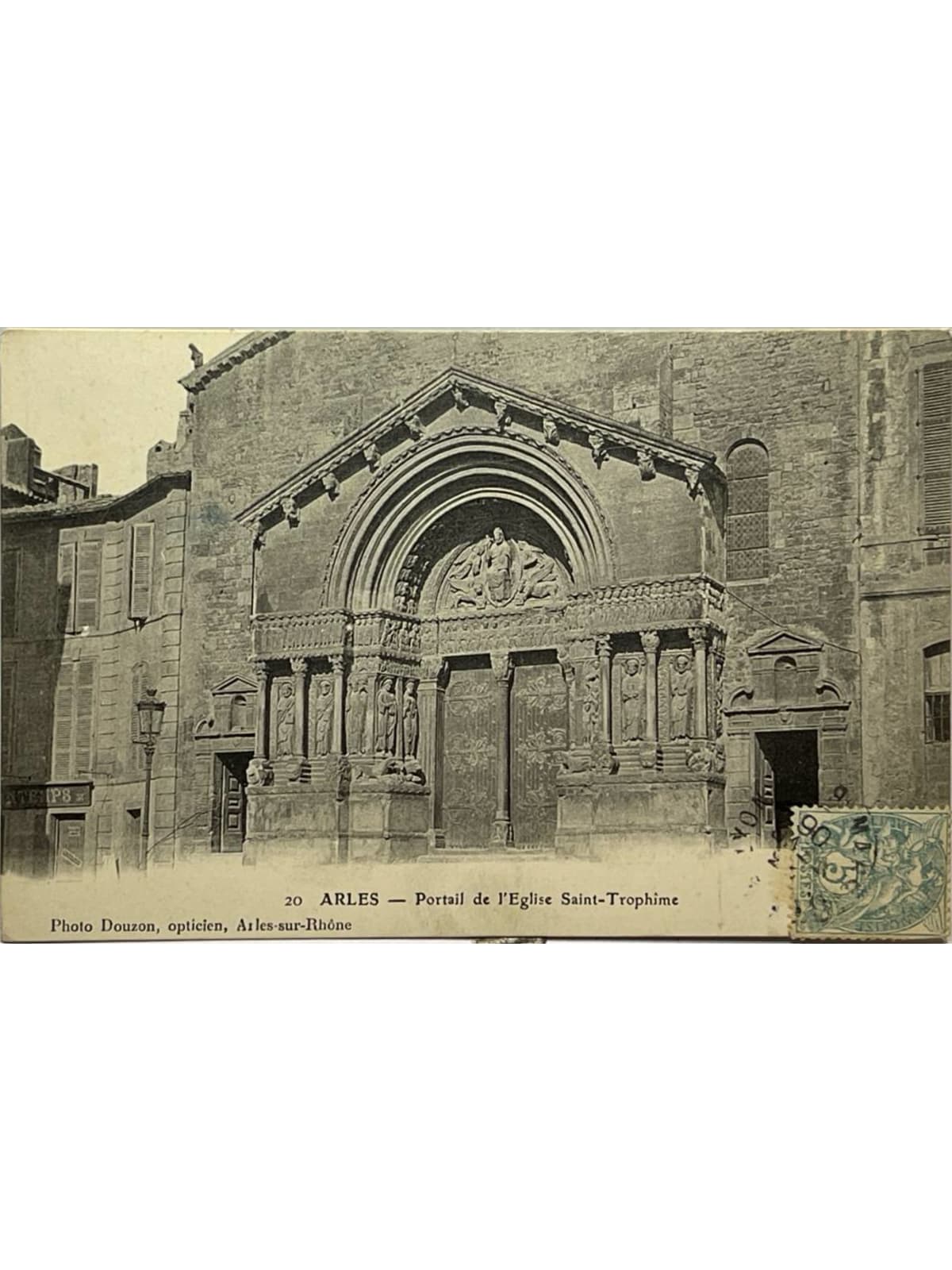 Recto de la carte postale
