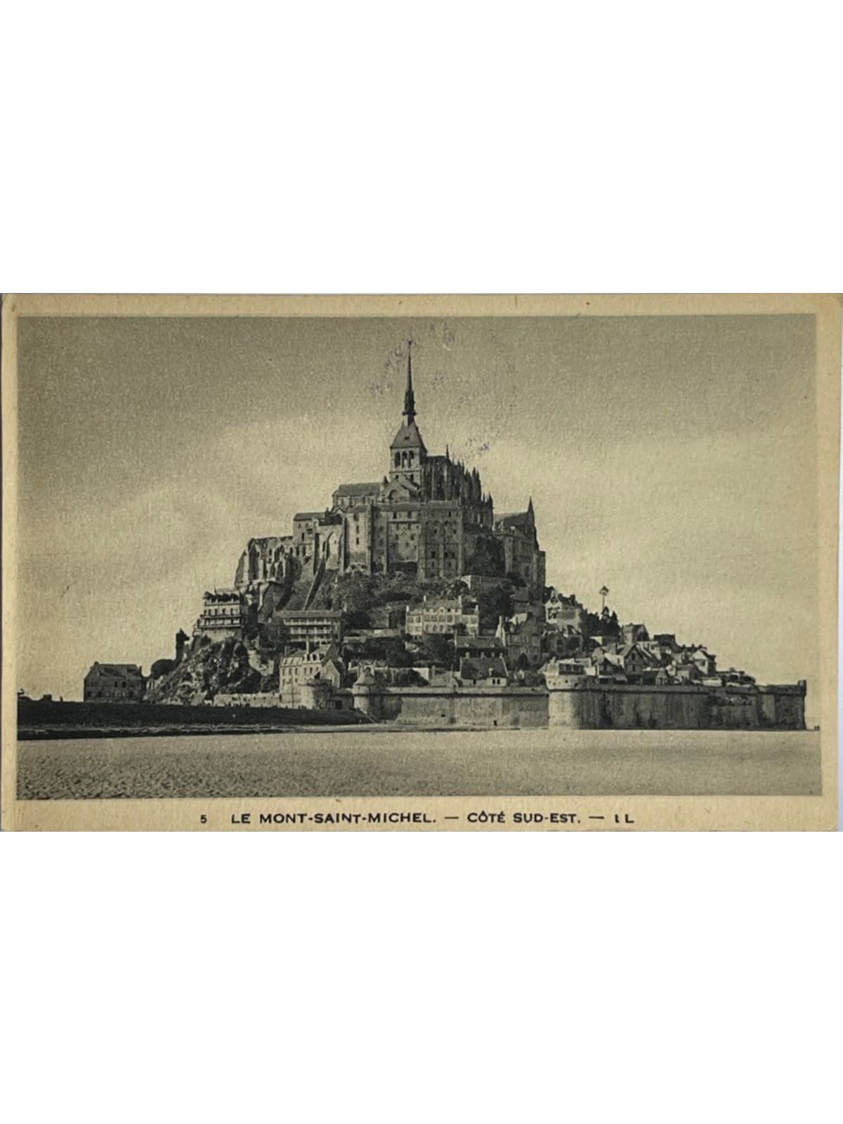 Recto de la carte postale