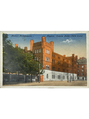 Mayence – Neutorkaserne, ancienne caserne militaire – CPA colorisée