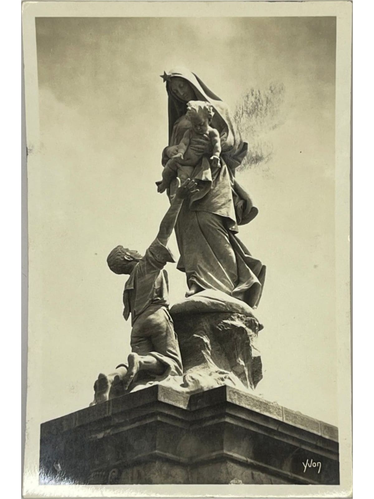 Recto de la carte postale